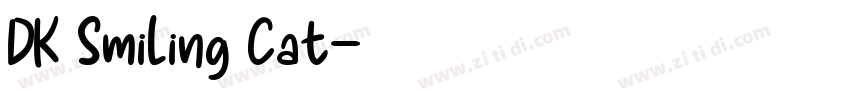 DK Smiling Cat字体转换